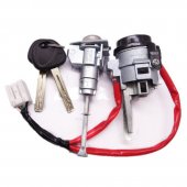 Set butuci Topautochei® compatibil Hyundai ix35, contact pornire si butuc usa, cu 2 chei
