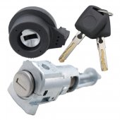 Set contact pornire si butuci usa Topautochei® compatibil Skoda Octavia, 2 chei